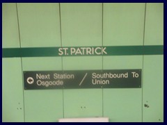Toronto subway - St Patrick